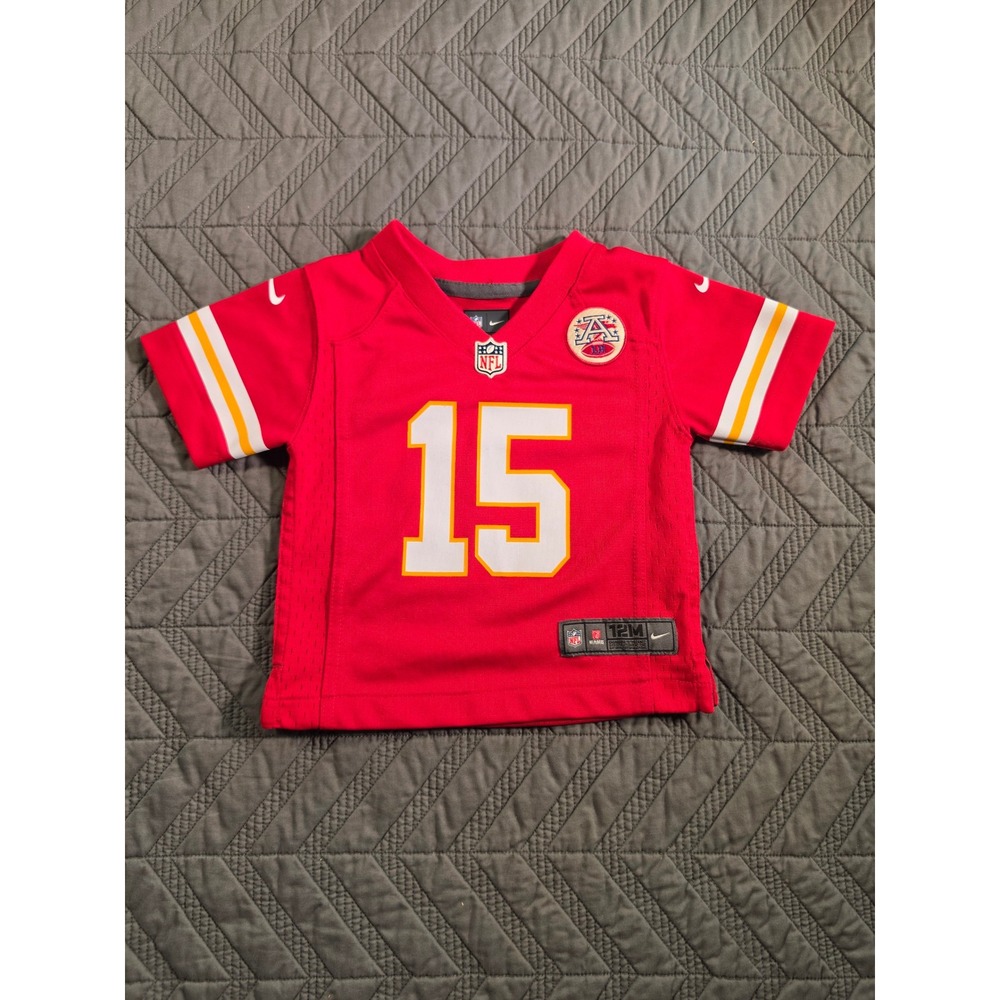 Nike NFL Kansas City Chiefs Patrick Mahomes 15 Jersey Red Infant 12M